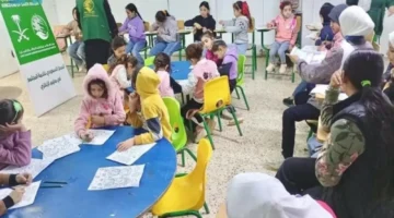 احتفال خاص بسلمان للإغاثة باليوم العالمي للتعليم في الزعتري الأردني